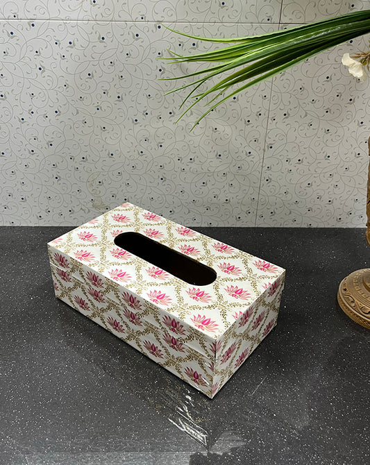 Lotus Luxe Tissue Box