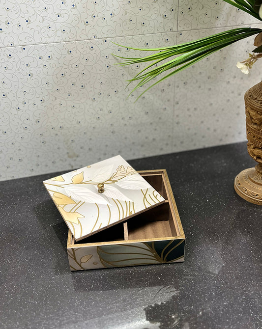 Golden Bloom Dry Fruit Box